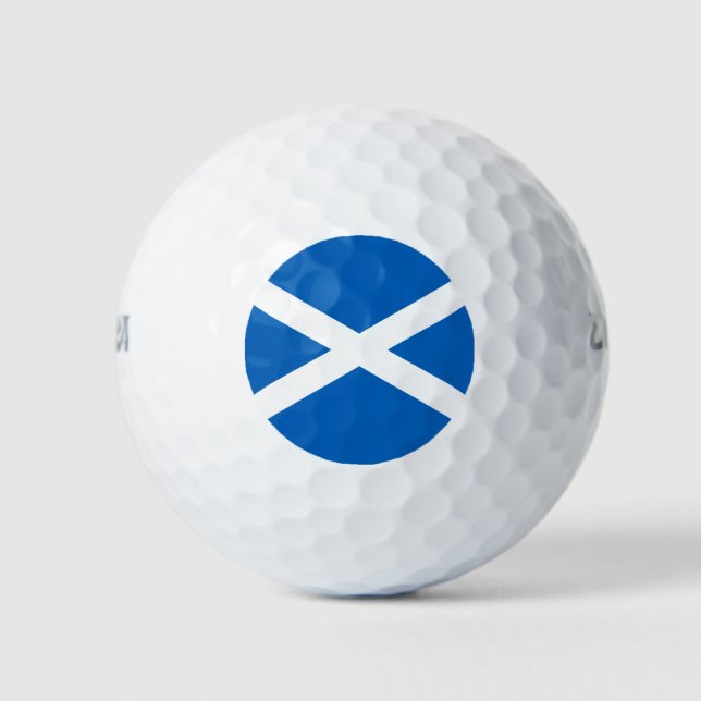 Pelotas De Golf Bandera escocesa (Saltire) (Bandera escocesa) (Anverso)