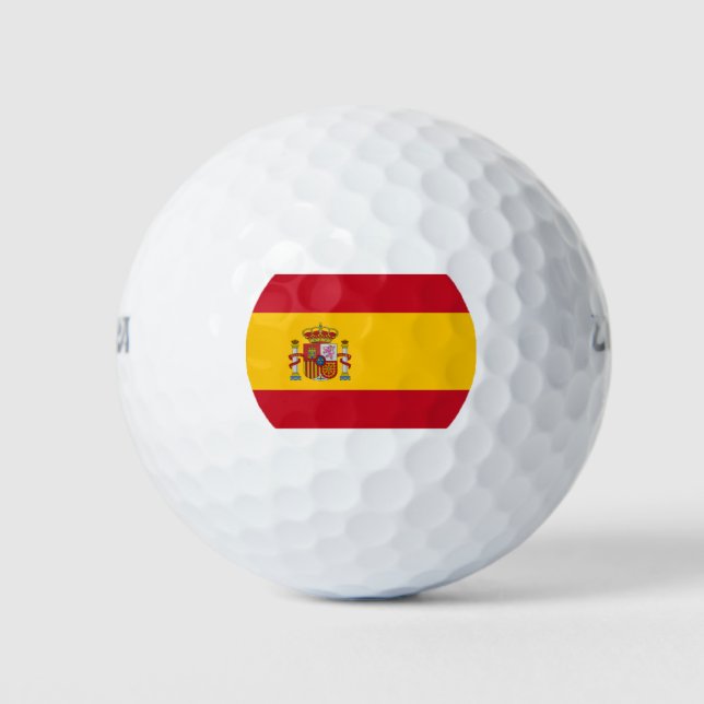 Pelotas De Golf Bandera española (España) (Anverso)