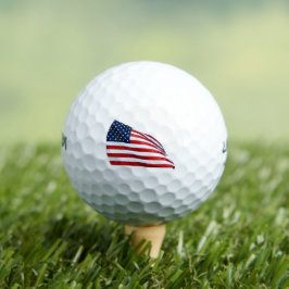 Pelotas De Golf Bandera estadounidense 2412