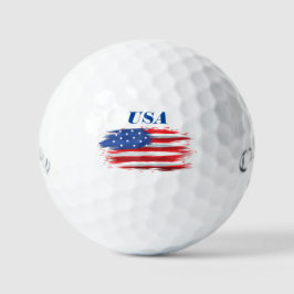 Pelotas De Golf Bandera estadounidense de Estados Unidos