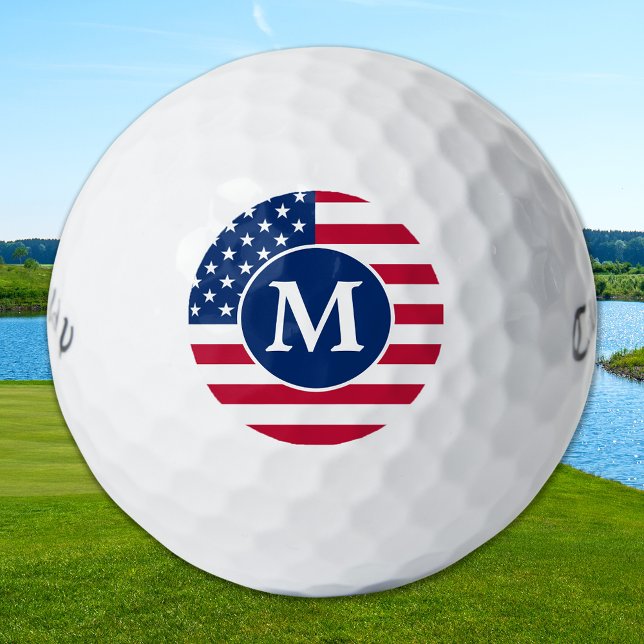 Pelotas De Golf Bandera estadounidense monográfica personalizada p (Subido por el creador)