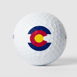 Pelotas De Golf Bandera Estatal de Colorado