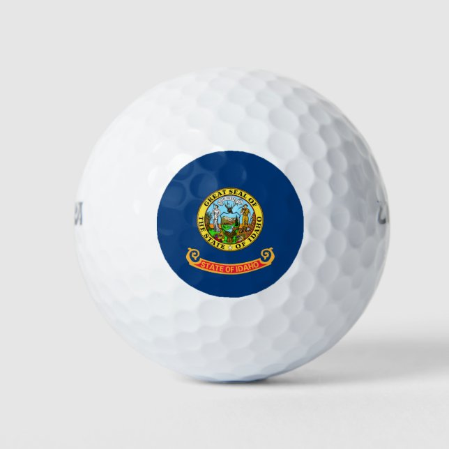 Pelotas De Golf Bandera estatal de Idaho (Anverso)