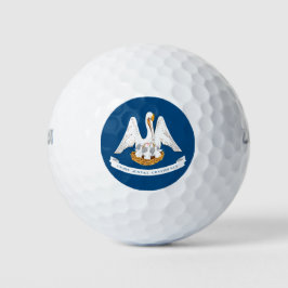 Pelotas De Golf Bandera Estatal de Luisiana