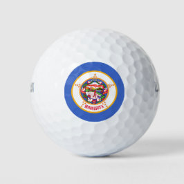 Pelotas De Golf Bandera estatal de Minnesota