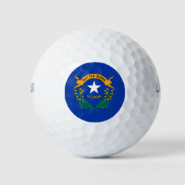 Pelotas De Golf Bandera Estatal de Nevada