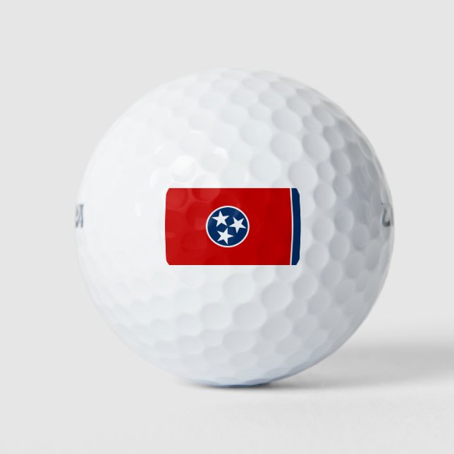 Pelotas De Golf Bandera estatal de Tennessee (Anverso)
