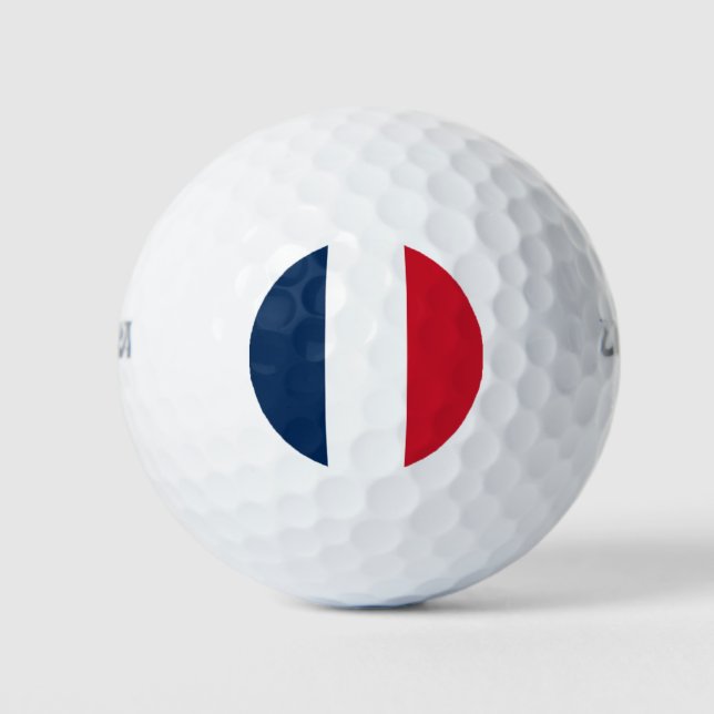 Pelotas De Golf Bandera Francesa (Anverso)