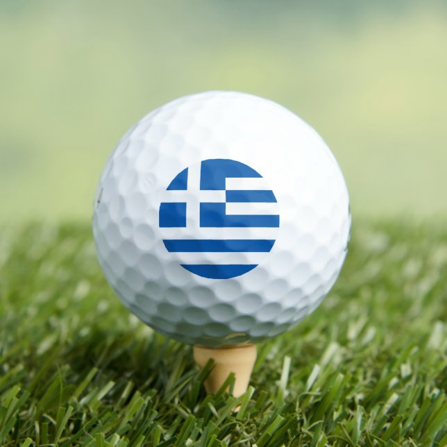 Pelotas De Golf Bandera griega (Camiseta in situ)