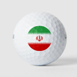 Pelotas De Golf Bandera iraní (Irán) (persa)