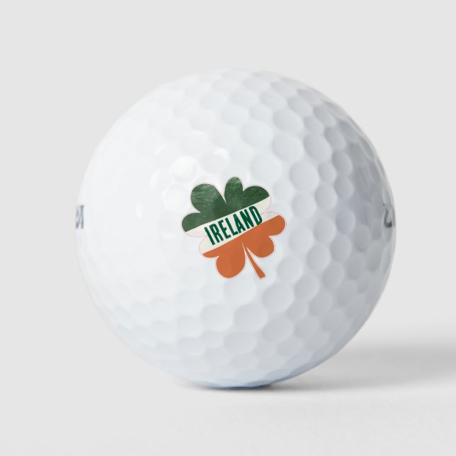 Pelotas De Golf Bandera irlandesa (Anverso)