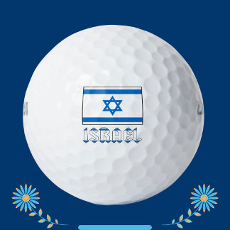 Pelotas De Golf Bandera israelí e Israel