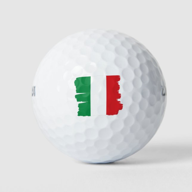 Pelotas De Golf Bandera italiana (Anverso)