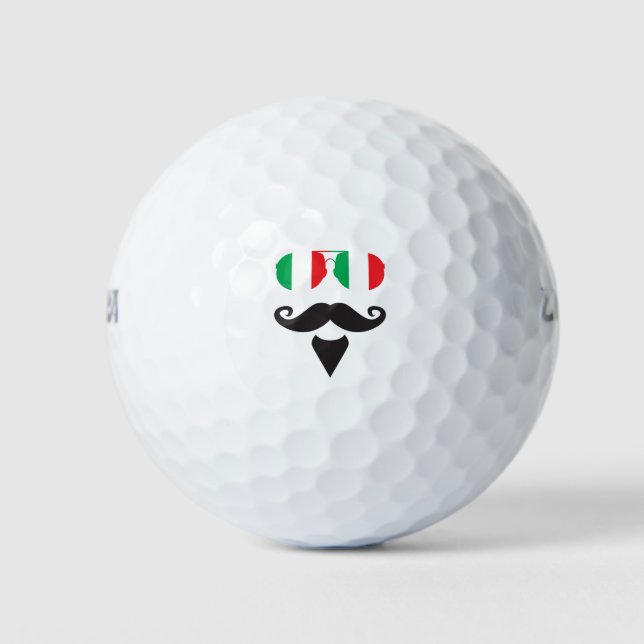 Pelotas De Golf Bandera italiana Gafas de sol (Anverso)