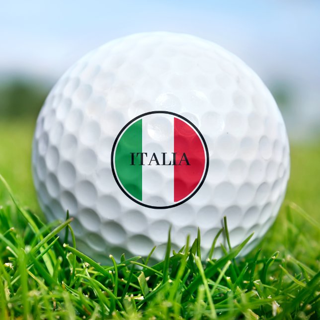 Pelotas De Golf Bandera italiana rojo verde blanco (Subido por el creador)