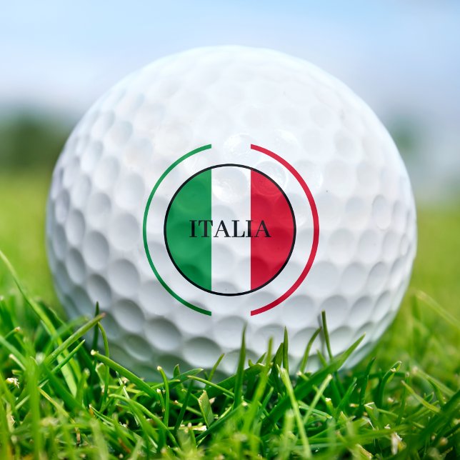 Pelotas De Golf Bandera italiana rojo verde blanco (Subido por el creador)