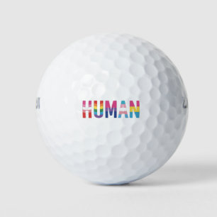 Pelotas De Golf Bandera LGBT Humana Mes del Orgullo Gay Transgéner