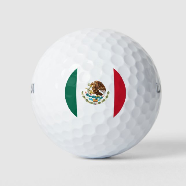 Pelotas De Golf Bandera mexicana - Bandera de México (Anverso)