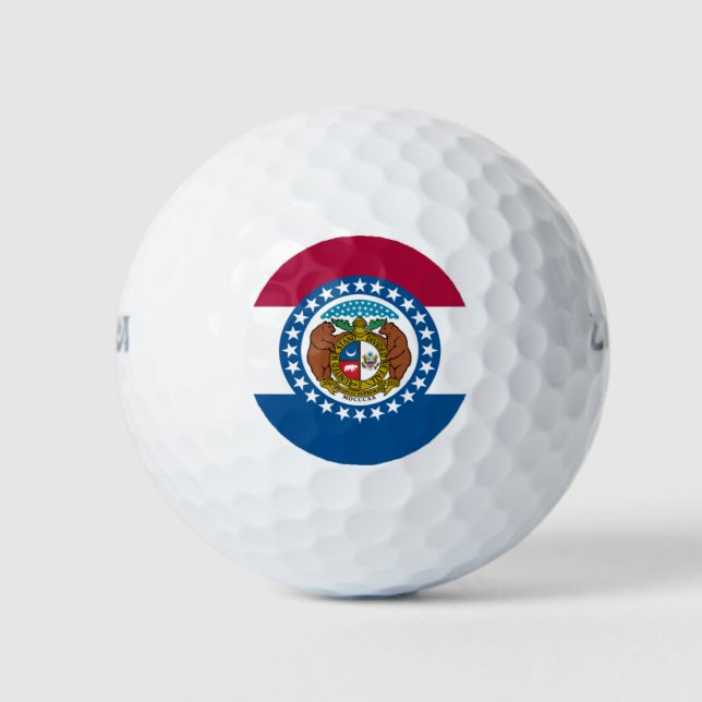 PELOTAS DE GOLF BANDERA MISSOURI (Anverso)