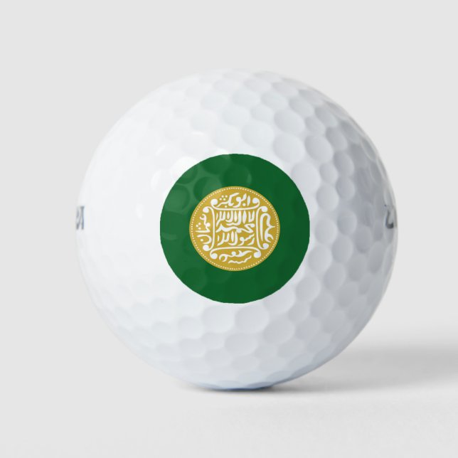 Pelotas De Golf Bandera musulmana rohingya (Anverso)
