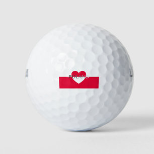 Pelotas De Golf Bandera nacional de Polonia - Polska - Rzeczpospol