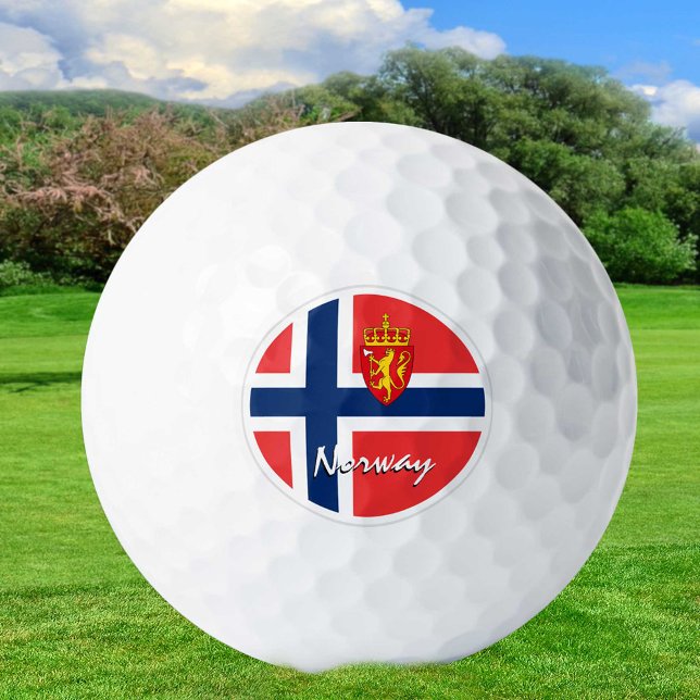 Pelotas De Golf Bandera noruega de golf / Balneario de golf (Subido por el creador)