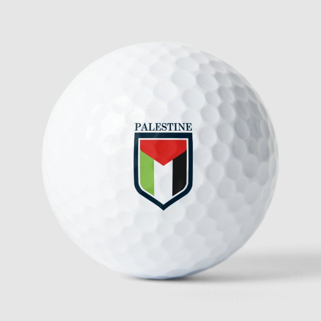 Pelotas De Golf Bandera palestina y palestina (Anverso)