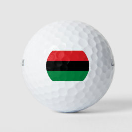 Pelotas De Golf Bandera panafricana