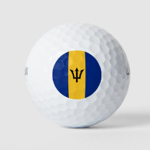 Pelotas De Golf Bandera patriótica de Barbados