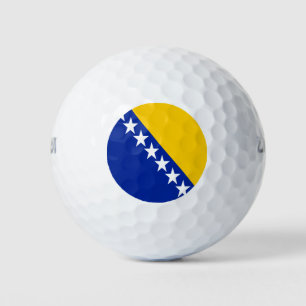Pelotas De Golf Bandera patriótica de Bosnia Herzegovina
