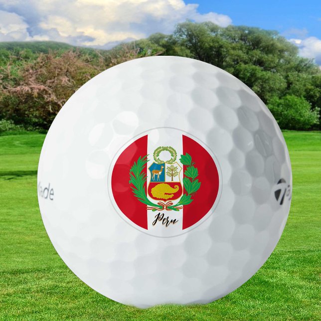 Pelotas De Golf Bandera Patriótica Peruana (Subido por el creador)