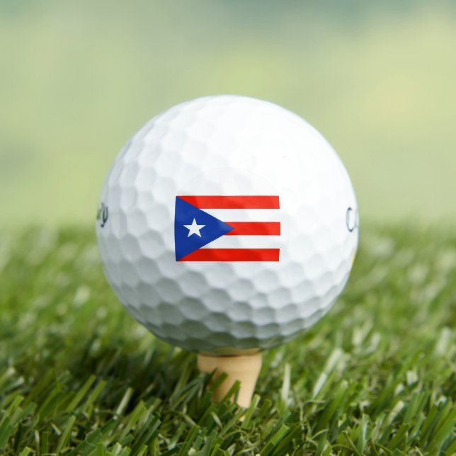 Pelotas De Golf Bandera Puertorriqueña Boricua Banderas 4 Julio (Camiseta in situ)