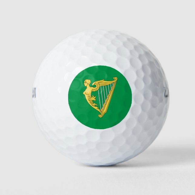 Pelotas De Golf Bandera republicana irlandesa (Anverso)
