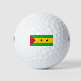 Pelotas De Golf Bandera Santo Tomé y Príncipe (Santo Tomé y Prínci