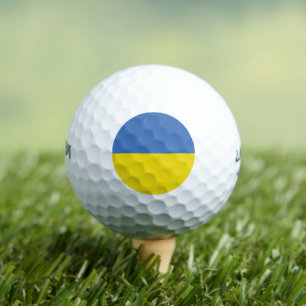 Pelotas De Golf Bandera ucraniana, eslava ucraniana, С л а в У к а