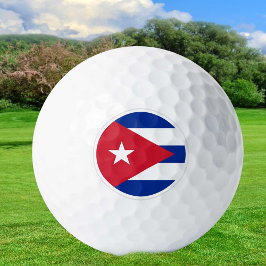 Pelotas De Golf Banderas de golf cubanas / Patriotas