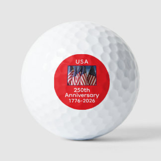 Pelotas De Golf Banderas estadounidenses de EE. UU. cumpleaños del