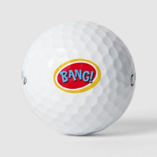 Pelotas De Golf Bang de impresión grande de Novedad divertida