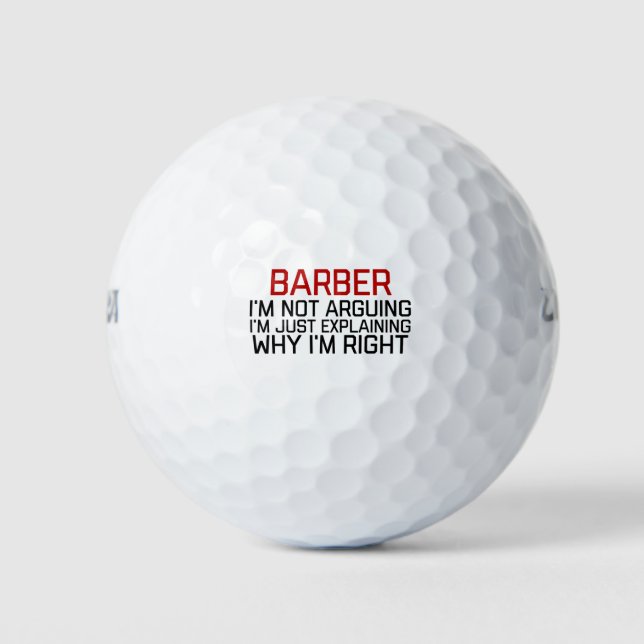Pelotas De Golf barbero (Anverso)