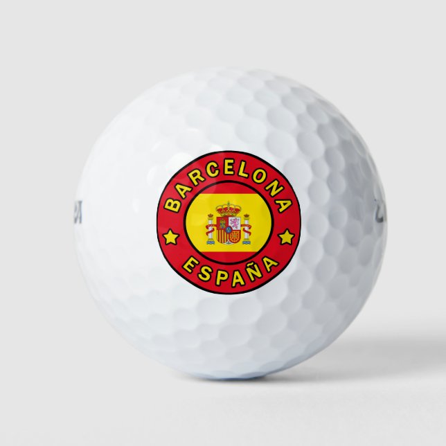 Pelotas De Golf Barcelona España (Anverso)