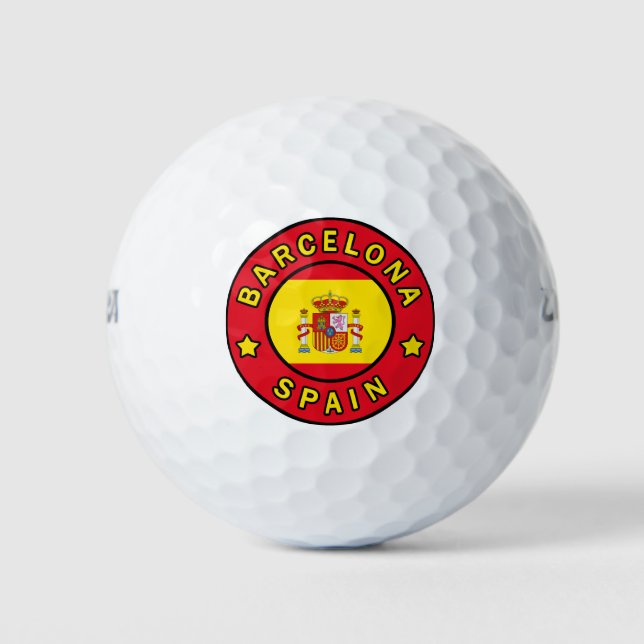Pelotas De Golf Barcelona España (Anverso)