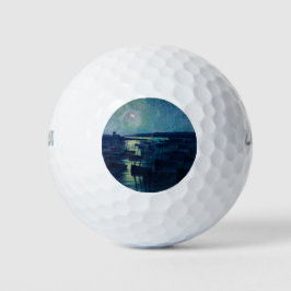 Pelotas De Golf Barcos de pesca a la luz de la luna (Camaret, Fran