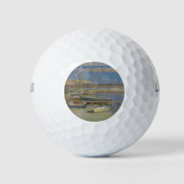 Pelotas De Golf Barcos en aterrizaje (Paisaje de Nueva Inglaterra)