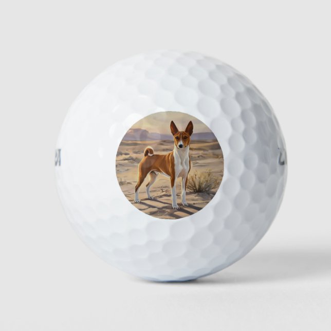 Pelotas De Golf Basenji (Anverso)