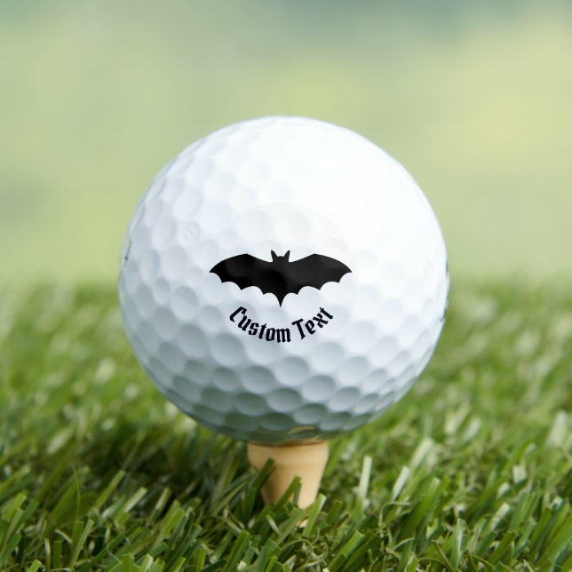 Pelotas De Golf Bat Silhouette (Camiseta in situ)