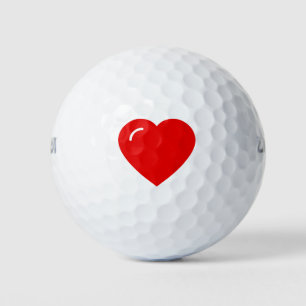 Pelotas De Golf Beach Luv Heart