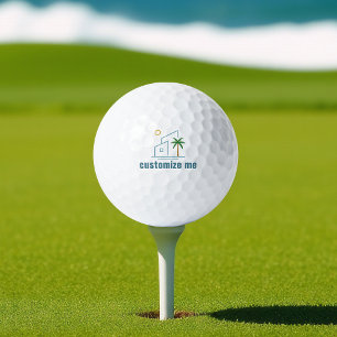 Pelotas De Golf Beach Real Estate Company Personalizado Coastal Re