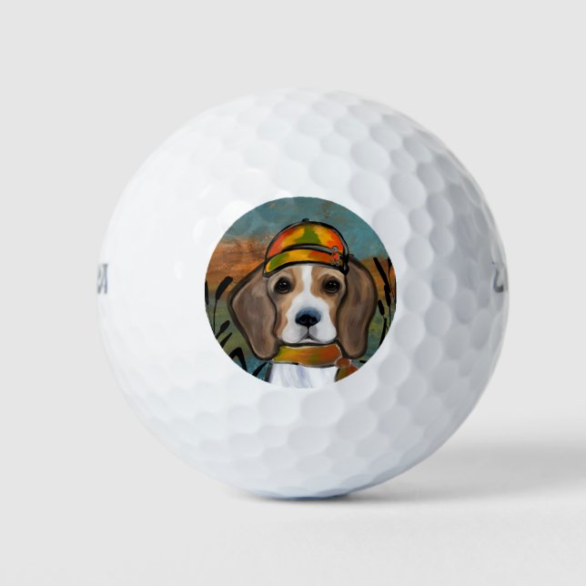 Pelotas De Golf Beagle (Anverso)