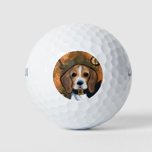 Pelotas De Golf Beagle (Anverso)