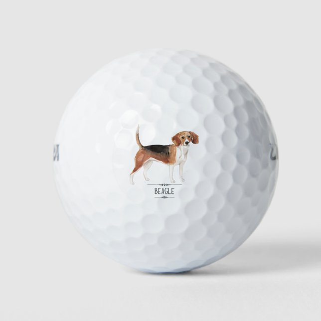 Pelotas De Golf Beagle (Anverso)